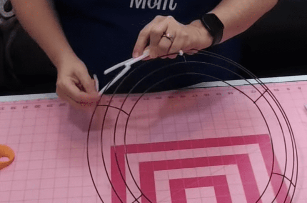 How To Make Your Own Work Frame with Dollar Tree Wreath Frame Hard