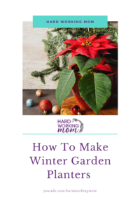 DIY Winter/Christmas Garden Planters