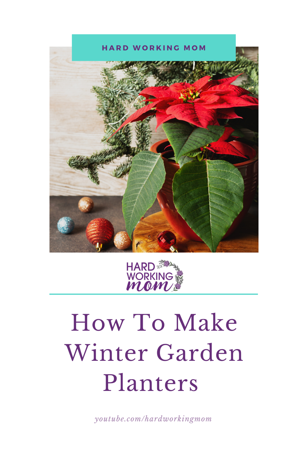 How To Make Winter Garden Planters - Hard Working Mom