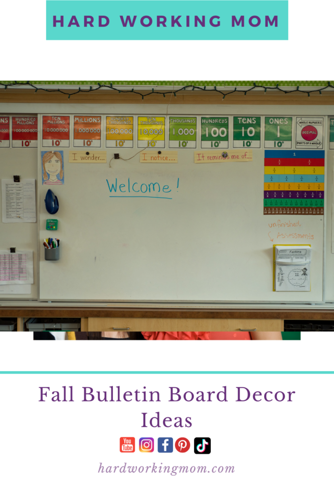 Fall Bulletin Board Decor Ideas