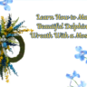 How to Make a Stunning Spring Wreath with Delphiniums (Using a Unique Vine & Moss Frame!)