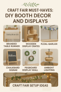 Craft Fair Must-Haves: DIY Booth Decor and Displays