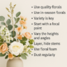 Faux Floral Arrangement Tips to Elevate Your DIY Decor