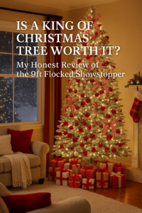 King of Christmas Flocked Tree