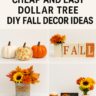 Cheap and Easy Dollar Tree DIY Fall Decor Ideas